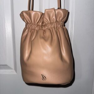 Victoria's Secret Nude Mini Drawstring Bag